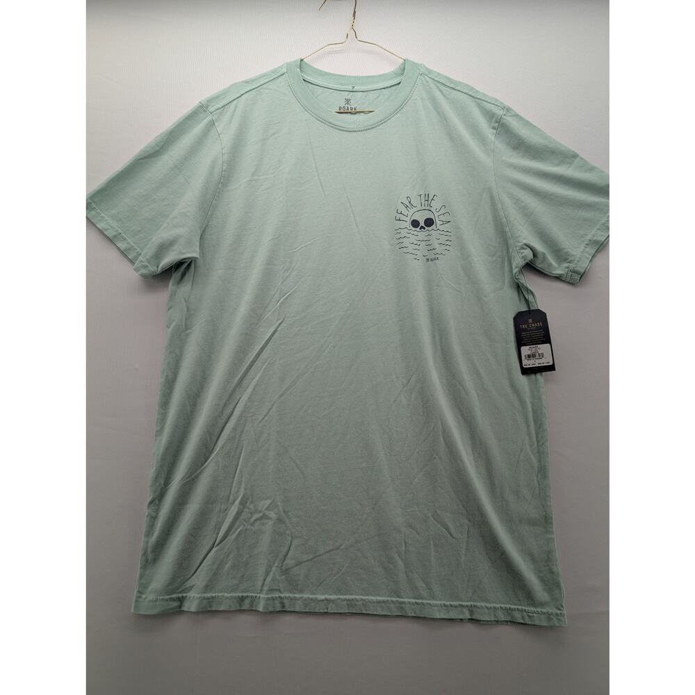 NWT Roark Fear the Sea Premium Tee in Harbour sz Large
